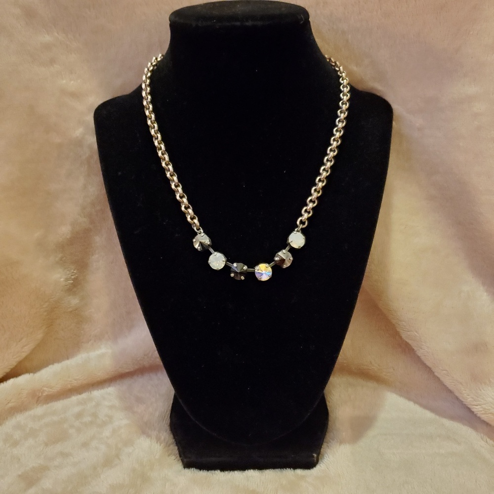 Sabika CONTRAST 6-Stone Necklace W13 - EUC